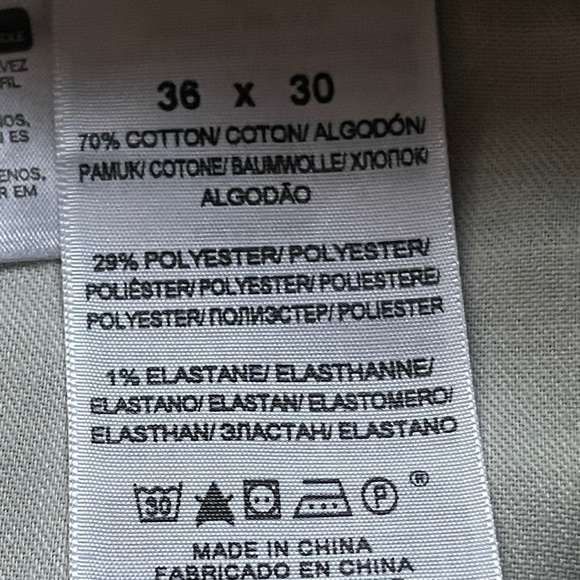 Dockers Men's Corduroy Plants Size 36x30 Dark Gray - Picture 7 of 9